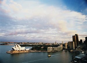 Australia, Sydney, Sydney Harbour and Opera House, aerial view Australia, Sydney, Sydney Harbour and Opera House, aerial view