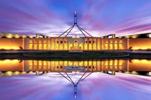 Building Exterior Prints: Australian Parliament House, Canberra, Australia