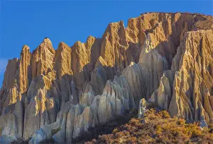 Autumn at the clay cliffs, Omarama, south Island of New Zealand