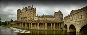 Avon river, Bath, England