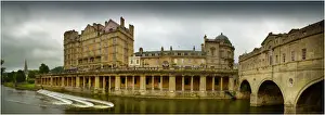 Avon river, Bath, England