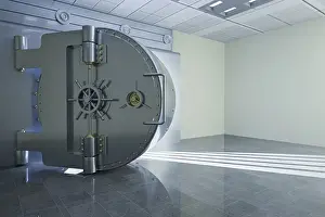 Safeguarding Prints: banking, color image, computer graphic, concept, digital composite, digitally generated
