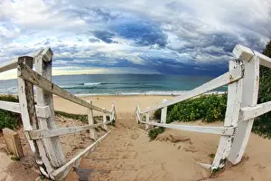 Down to beach