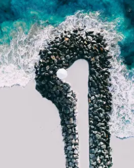 Images Dated 13th August 2018: Beachlife Drone Photography Collection