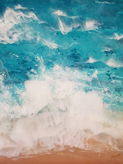 Acrylic Prints: A beautiful Acrylic and resin piece that would complement any home