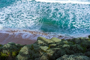 Wave and sunset