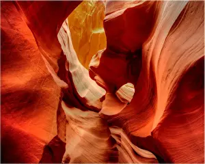 Slot Canyon Prints: The beautiful colours of Antelope Canyon, Arizona, Western United States of America