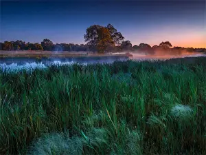 A beautiful dawn, heralding a summers day at Braeside Park