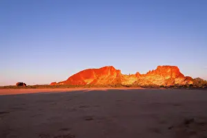 Striking Sunset Prints: Beautiful Rainbow Valley sunset, outback Australia