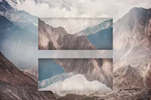 Contrasts Prints: beauty in nature, cloud, color image, computer graphic, concept, day, digital composite