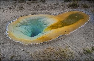 Images Dated 16th September 2013: Beauty pool Yellowstone National Park, Wyoming, United States