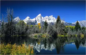 Wyoming Prints: Beaver ponds Grand Teton National Park, Wyoming, United States