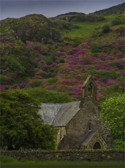 Wales Prints: Beddgelert Valley, northern Wales, United kingdom