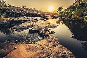 Scenery Prints: Bell Gorge, The Kimberleys, sunrise in the outback