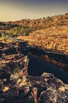 Bell Gorge waterfall, a body of water in north-west Australia in the Kimberley