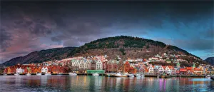 Bergen Harbour in Winter