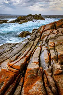 Bay Of Fires, Tasmania Prints: Binalong Bay at Bay of Fires, Tasmania