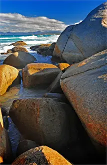 Binnalong bay, east coastline of Tasmania, Australia
