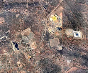 <b class=qtipBold><figcaption>Birds Eye View of Industrial Mining</figcaption></b><br>Mining operations in Western Australia<br><em>© This content is subject to copyright.</em> Birds Eye View of Industrial Mining