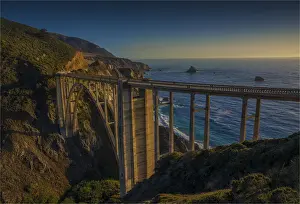 Bixby bridge, Californian coastline, United States