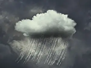 Digital Prints: black and white, cloud, cloud computing, concept, copy space, cyberspace, data, digital