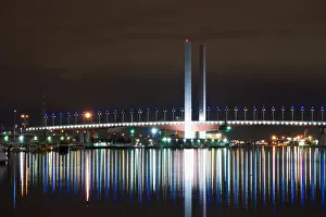 Yarra River Prints: Bolte Bridge, from Yarra River, Melbourne, Austral