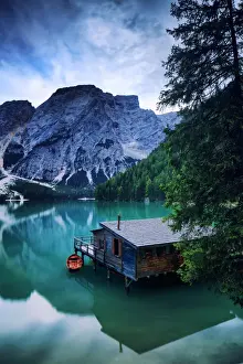 Unesco Prints: Braies lake