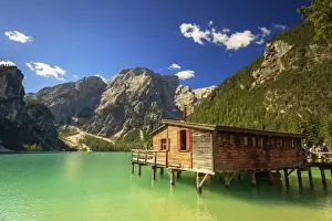 Dolomites Prints: Braies lake