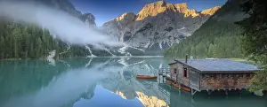 Kayak Prints: Braies lake