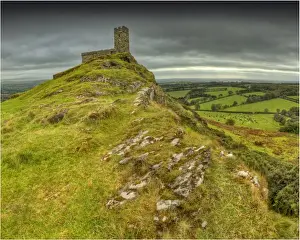 Chapel Prints: Brentour, a historic Chapel which sits atop a hill and has expansive views of Devon