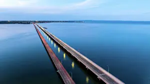 Prints of Sunset bridge Mitchell Pettigrew Photography Prints: Bridge