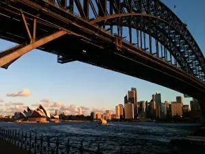 Below Prints: Bridge to City
