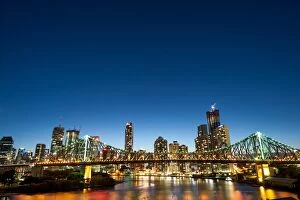 Story Bridge, Kangaroo Point, Brisbane Collection: Brisbane City