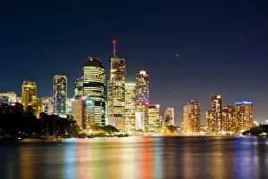 Brisbane city from Kangaroo Point