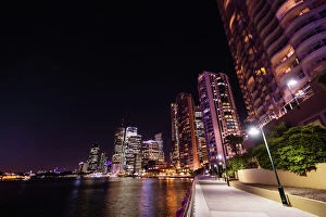 Images Dated 10th October 2016: Brisbane by night