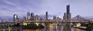 Story Bridge, Kangaroo Point, Brisbane Collection: Brisbane skyline