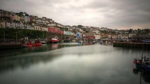 Images Dated 2nd May 2014: Brixham Torbay colourful old town harbour