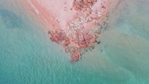 Images Dated 2nd August 2019: Broome coastline seen from above, Australia