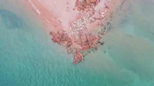 Broome coastline seen from above, Australia