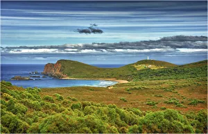 Southern lightscapes australia/bruny island coastline southern tasmania Southern lightscapes australia/bruny island coastline southern tasmania