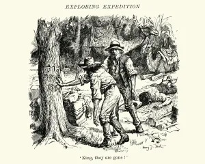 Carving Craft Product Prints: Burke and Wills expedition in Australia