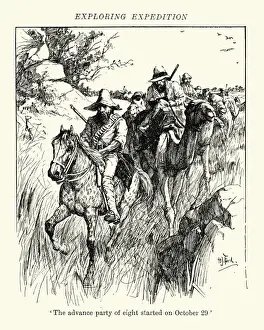 Cultures Prints: Burke and Wills expedition in Australia