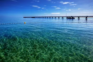 Transparent Prints: Busselton Jetty, Geographe Bay, Western Australia
