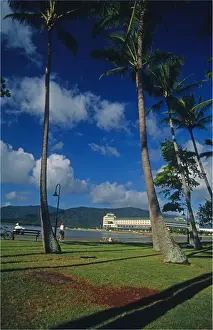 Along the Cairns waterfront, north Queensland, Australia
