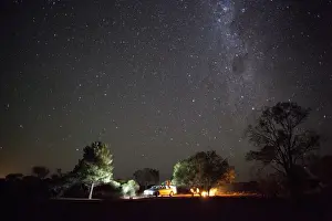 Camping under the stars