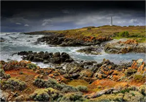 Cape Wickham lighthouse, King Island, Bass Strait, Tasmania, Australia