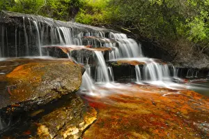 Flowing Water Prints: Cascades at Yosemite Creek