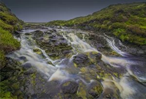 Images Dated 2nd July 2015: Cascading water in the mountainous region of the Cuillins, Isle of Skye, Scotland
