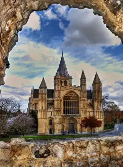 Photo Art Prints: Cathedral from castle