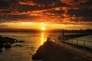 Causeway Bridge Leading to Granite Island From Victor Harbor, South Coast of the Fleurieu Peninsula, South Australia
